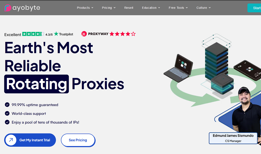 Compare the Best Rotating Proxies - Rayobyte