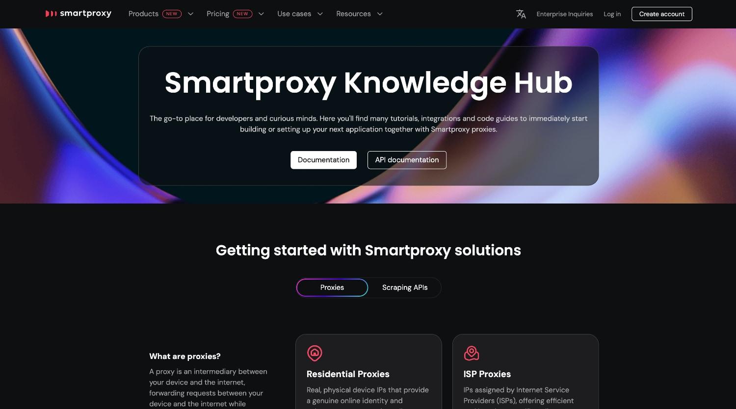 Smartproxy - knowledge hub