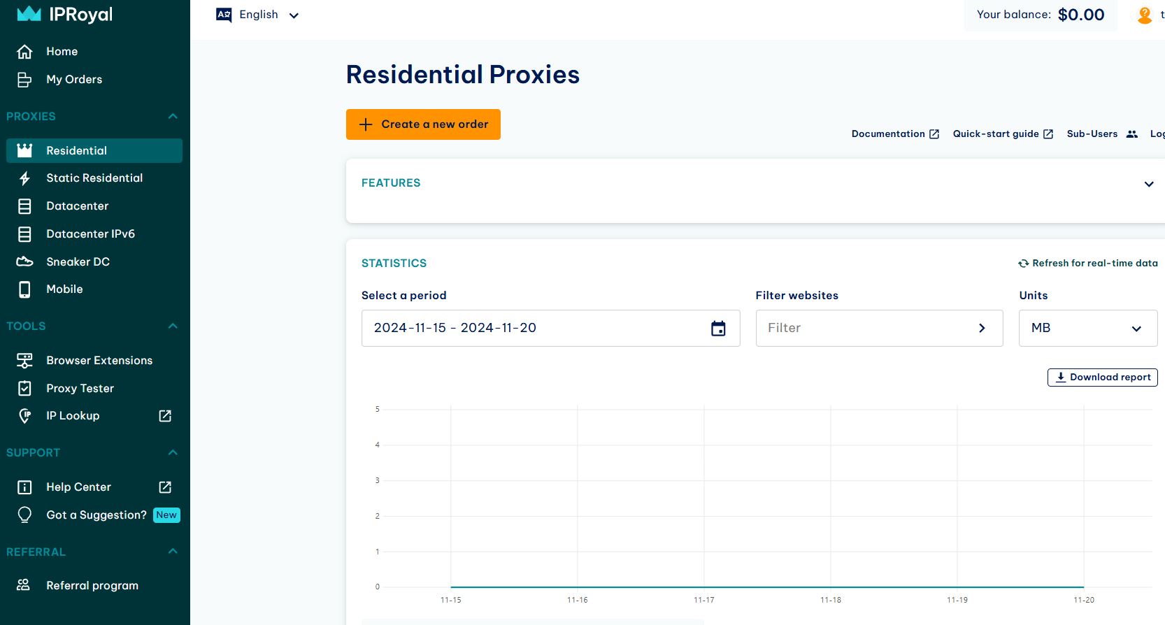 IPRoyal - how to manage proxies